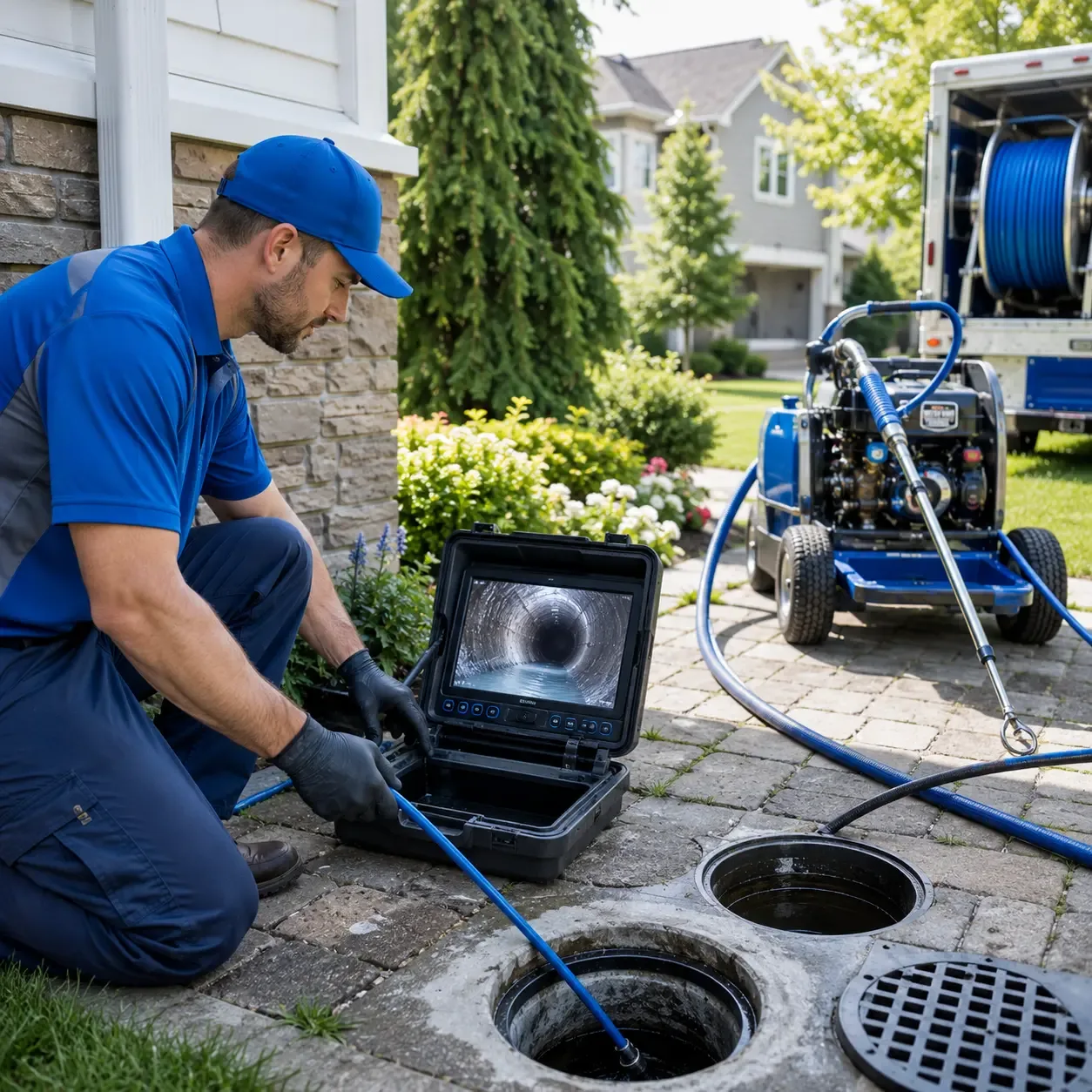 Outdoor drain cleaning professionals serving Somerville, TX